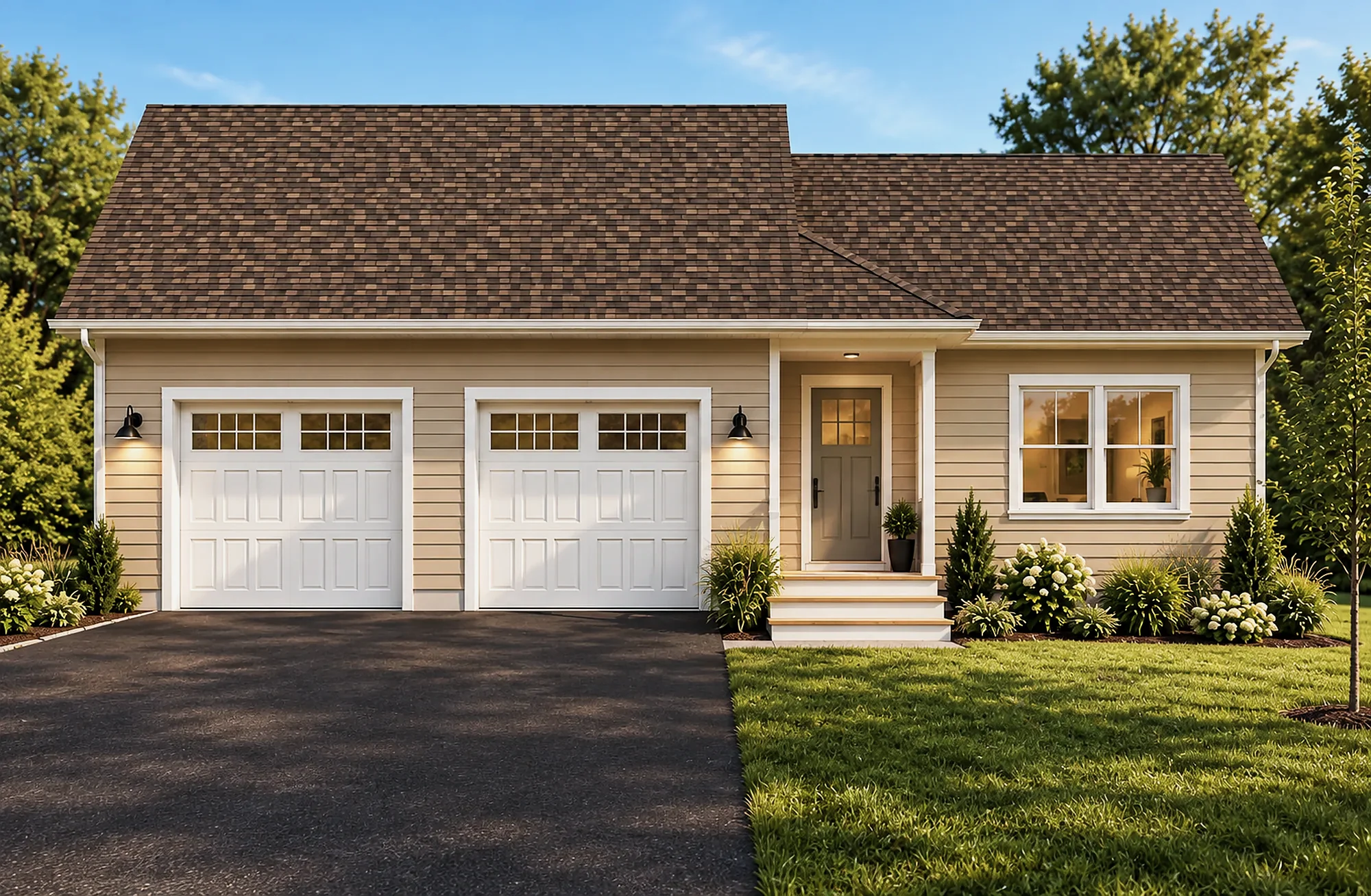 Garage-attached accessory dwelling unit — design rendering